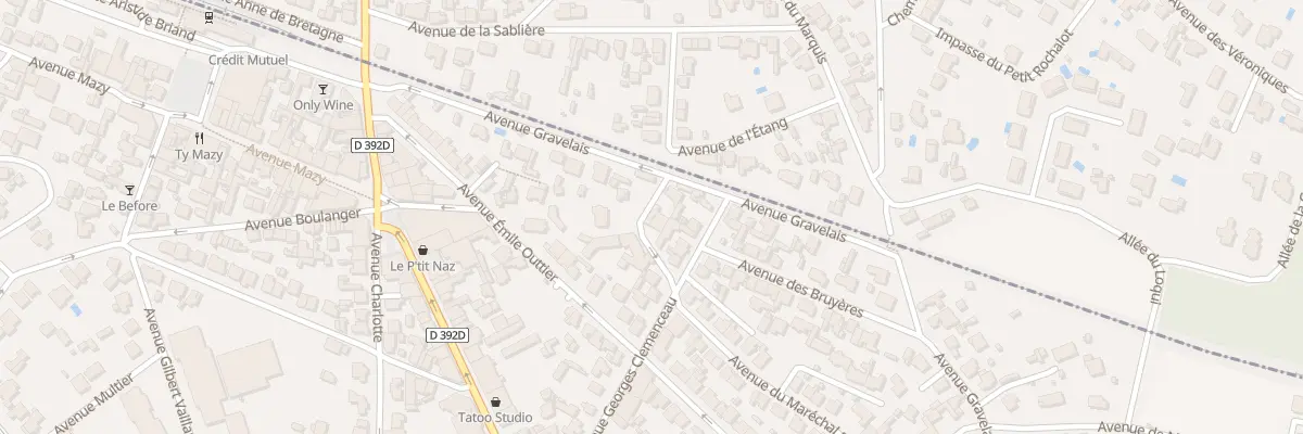 Plan du 4B Av des Ombrages à Pornichet