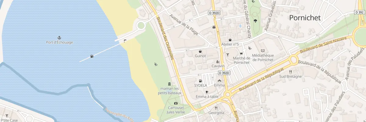Plan du 8 Bd Oceanides à Pornichet