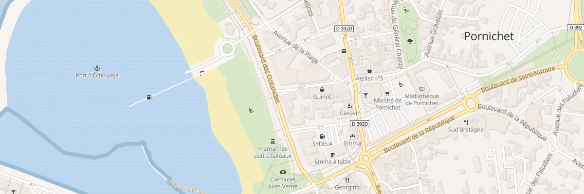 Plan du 10 Bd Oceanides à Pornichet