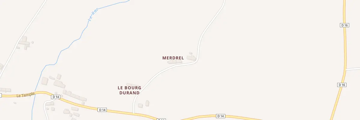 Plan du 8 Merdrel à Pléboulle