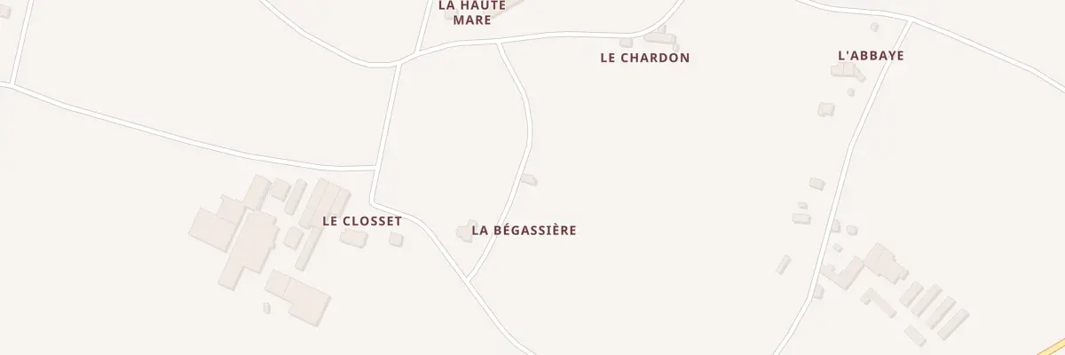 Plan du 2 La Bégassière à Jugon-les-Lacs
