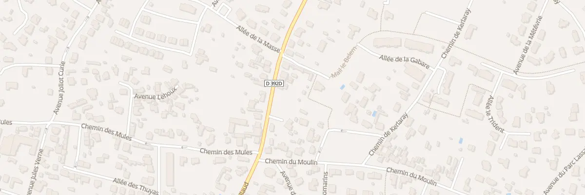 Plan du 62T Bd Auguste Caillaud (Rd392) à La Baule-Escoublac