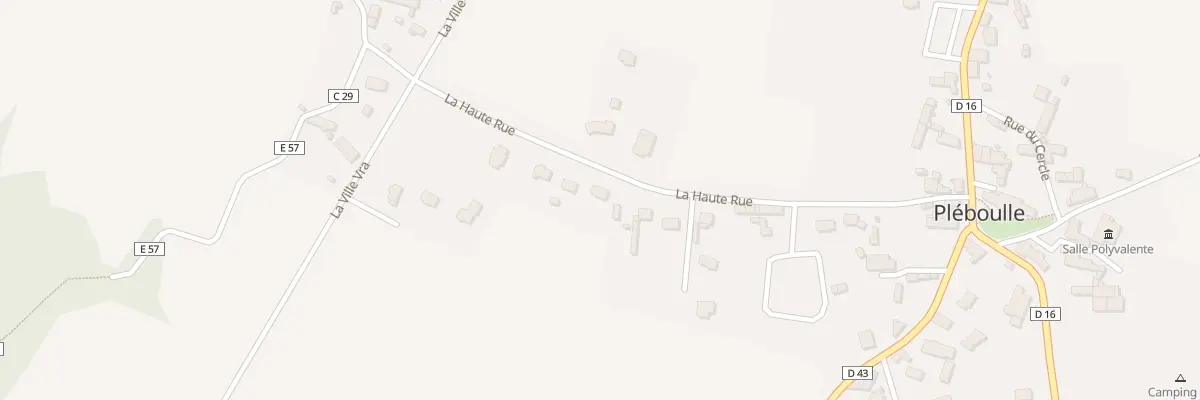 Plan du 31 La Haute Rue à Pléboulle
