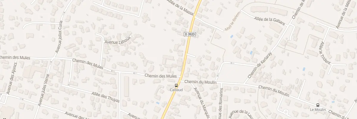 Plan du 45 Bd Auguste Caillaud (Rd392) à La Baule-Escoublac