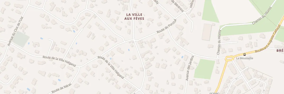 Plan du 22 Rte de la Ville aux Fèves à La Baule-Escoublac
