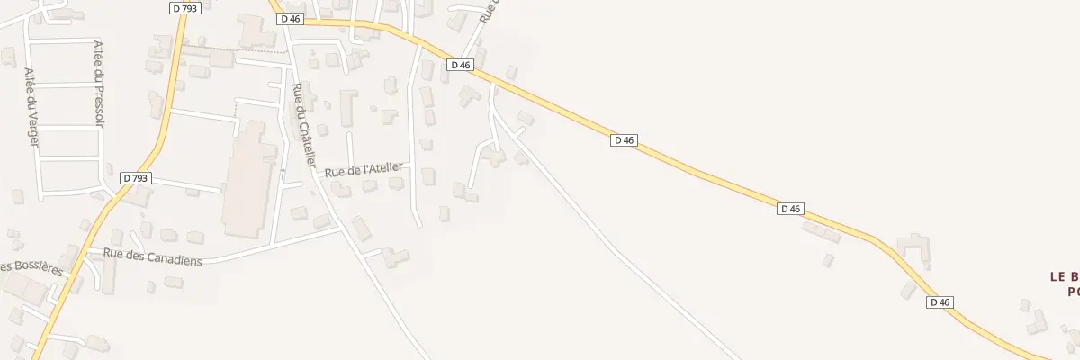 Plan du 4 Che de la Lande du Bourg à Éréac