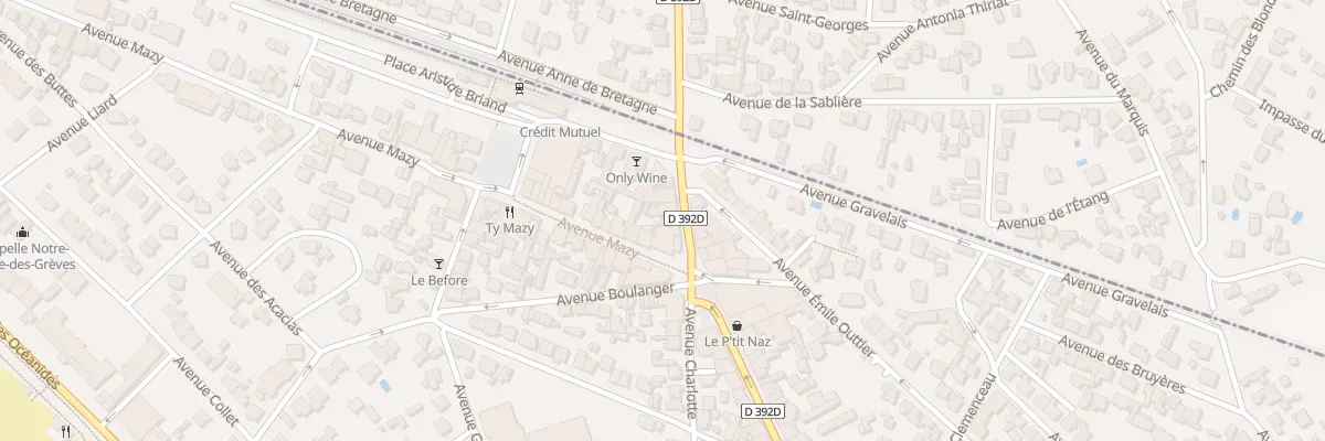 Plan du 26 Av du Général De Gaulle à Pornichet
