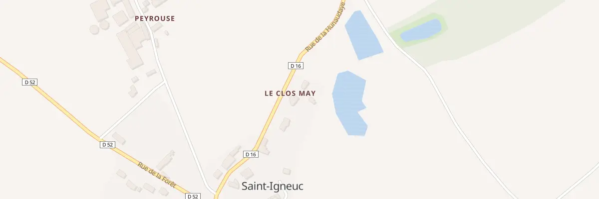 Plan du 14 Rue de la Hunaudaye à Jugon-les-Lacs