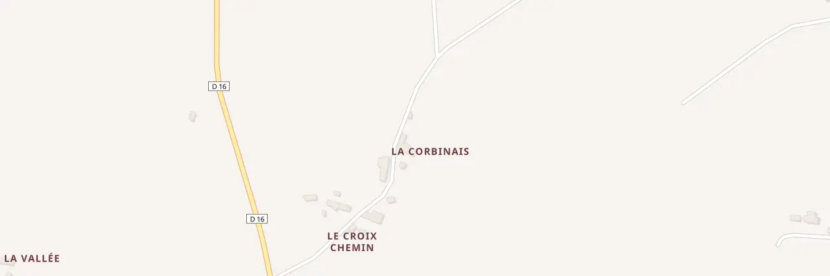 Plan du 6 La Corbinais à Éréac