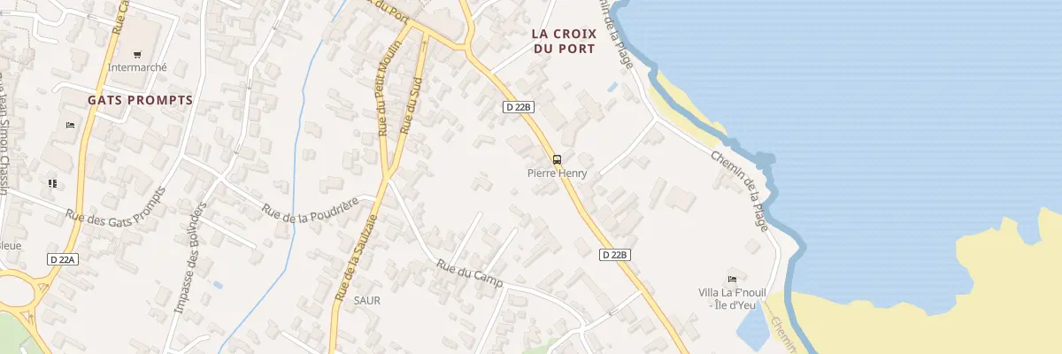 Plan du 28B Rue pierre henry à L’Île-d’Yeu