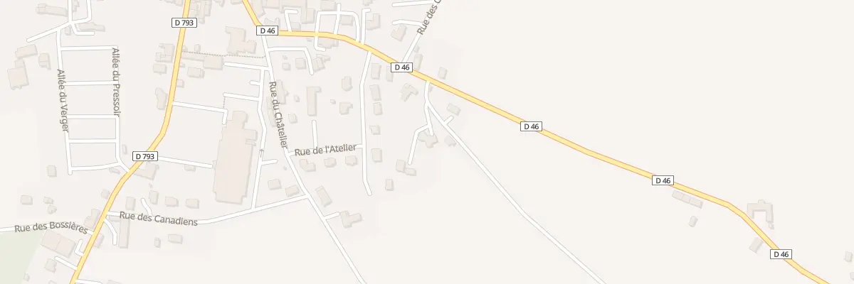 Plan du 2 Che de la Lande du Bourg à Éréac