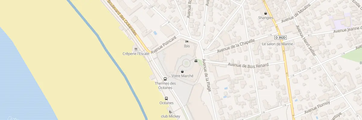 Plan du 52 Bd Oceanides à Pornichet