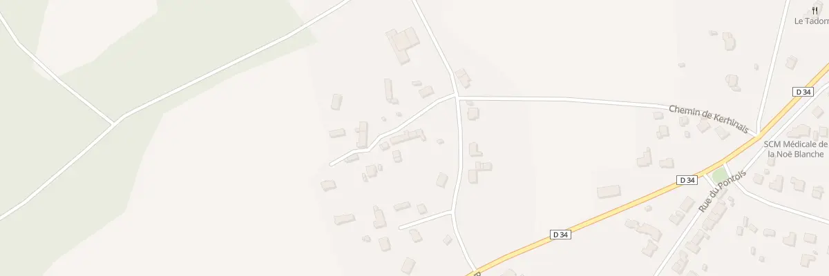 Plan du 15 Kerabin à Férel
