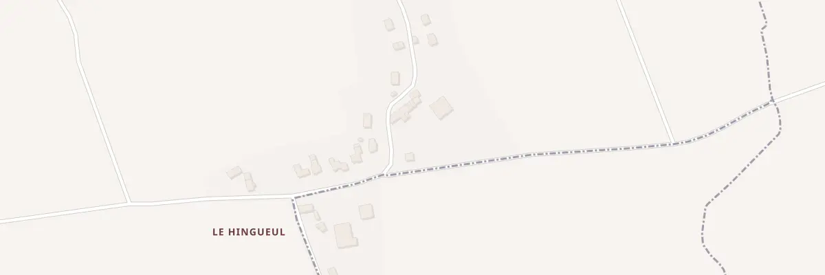 Plan du 5003 Le Hingueul à Gourhel