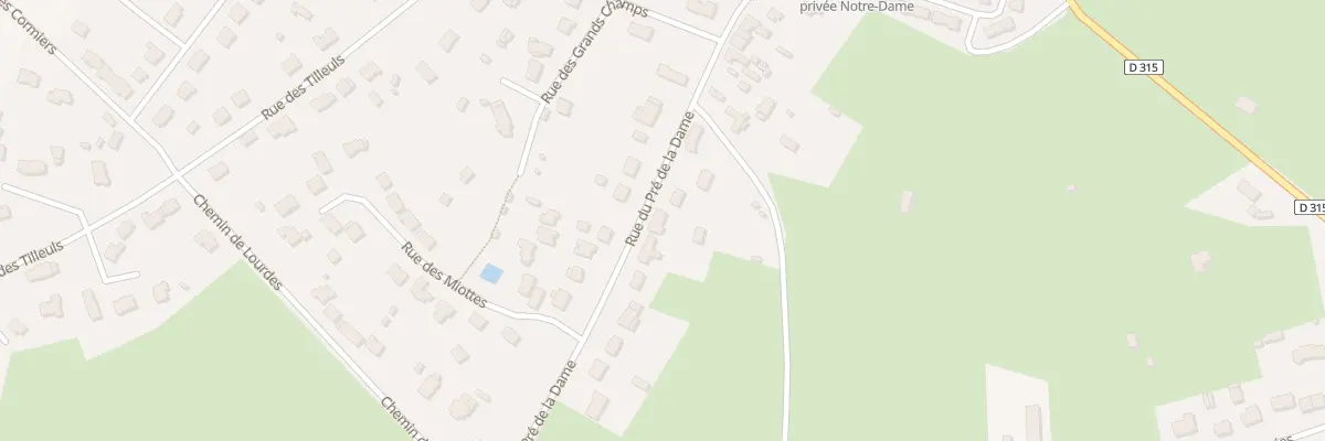 Plan du 35 Rue du Pré de la Dame à Férel