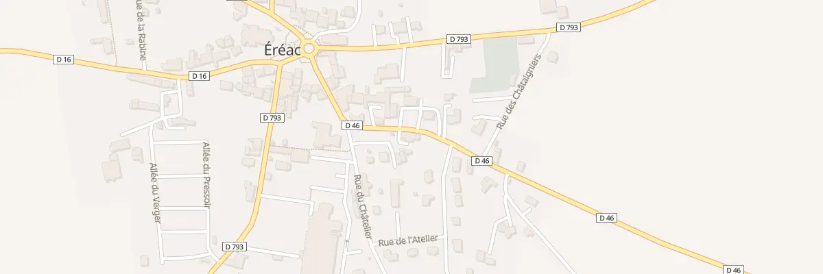 Plan du 6 Rue de la Rance à Éréac