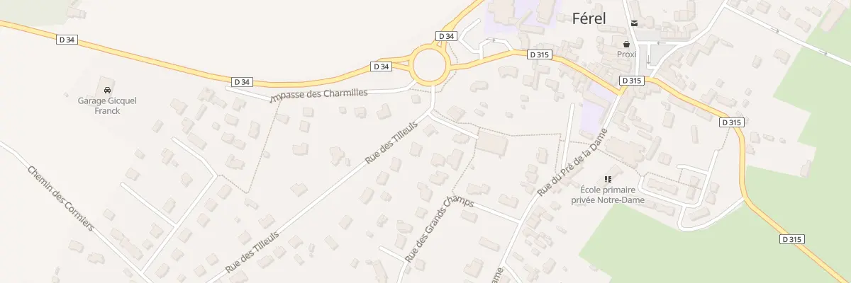 Plan du 5C Rue des Tilleuls à Férel