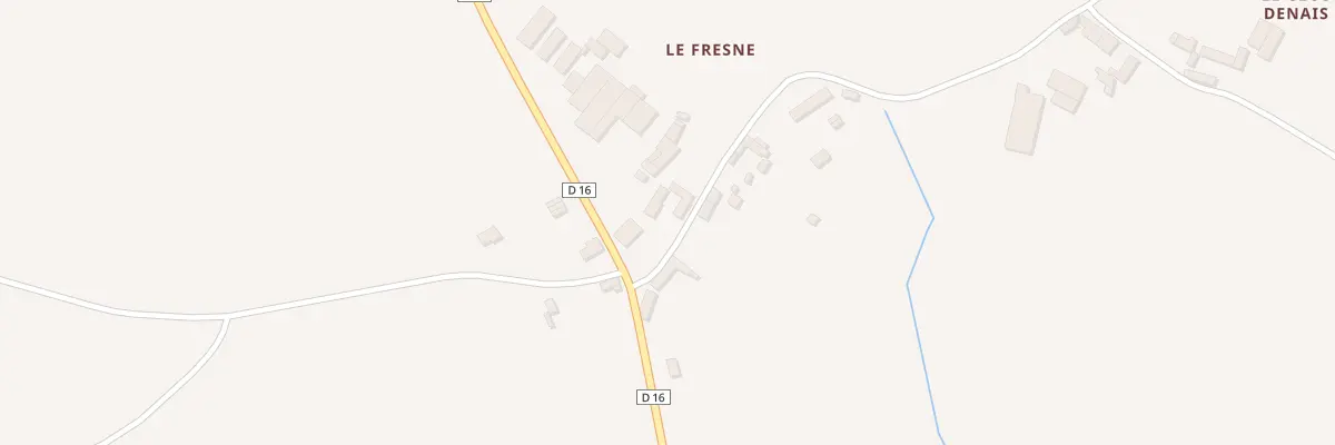 Plan du 13 Le Fresne à Plédéliac