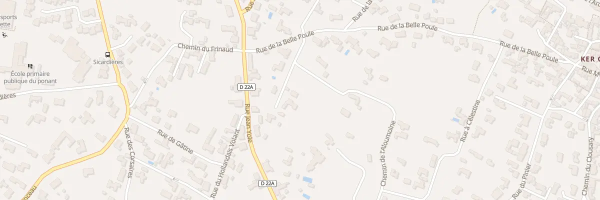 Plan du 9002 Rue de la belle poule à L’Île-d’Yeu