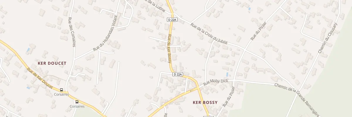 Plan du 23 Rue de ker bossy à L’Île-d’Yeu