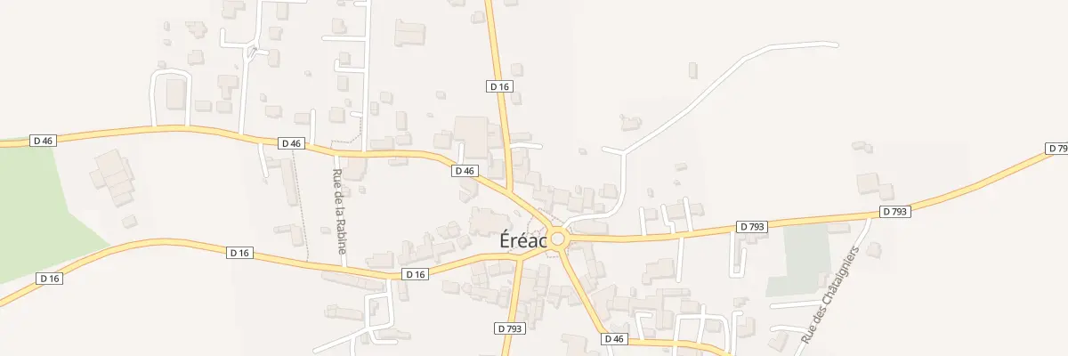 Plan du 1 Place de l’Eglise à Éréac