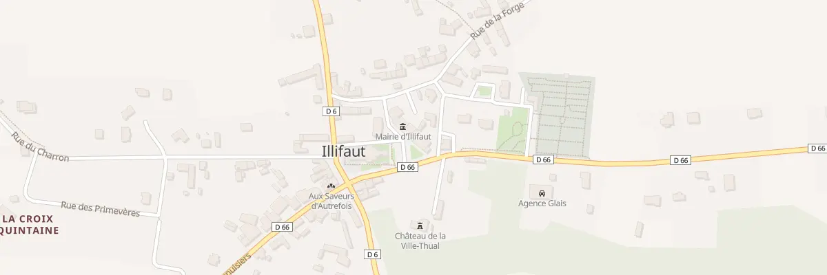 Plan du 3 Pl de la Mairie à Illifaut