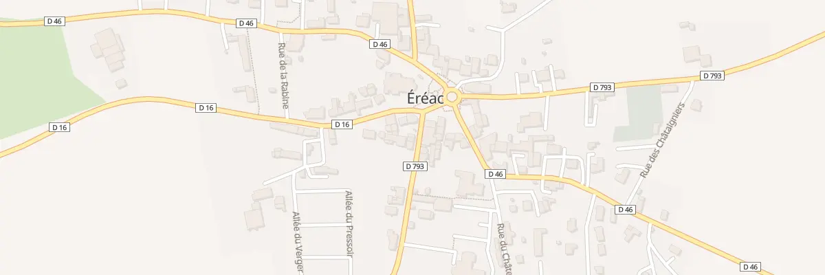 Plan du 6 Rue de Brocéliande à Éréac