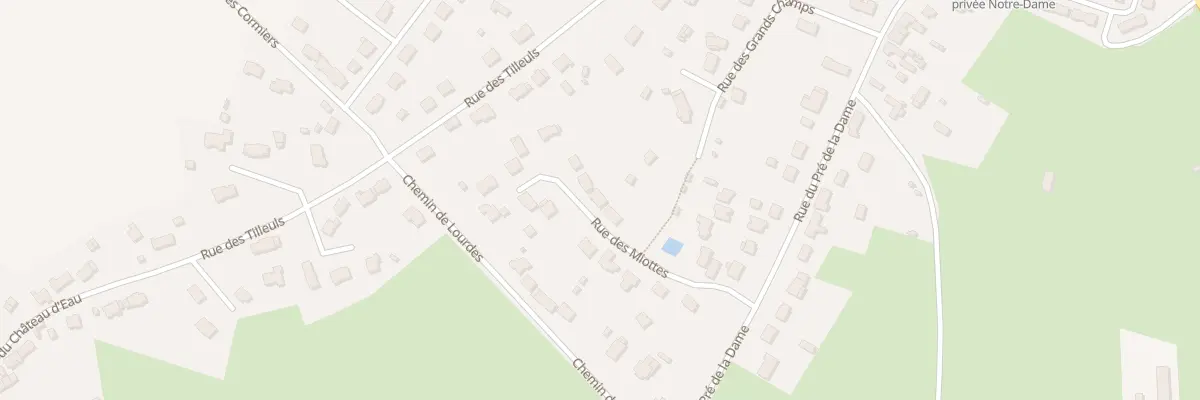 Plan du 10 Rue des Miottes à Férel