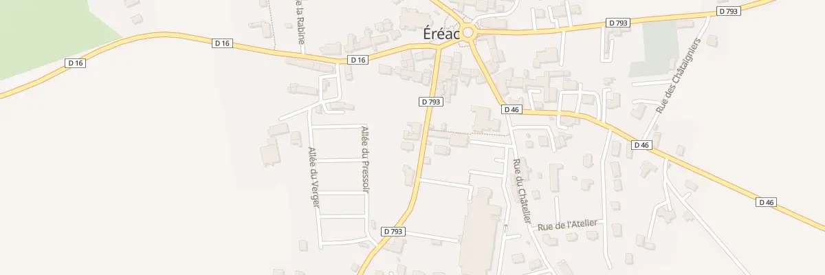 Plan du 20 Rue de Brocéliande à Éréac