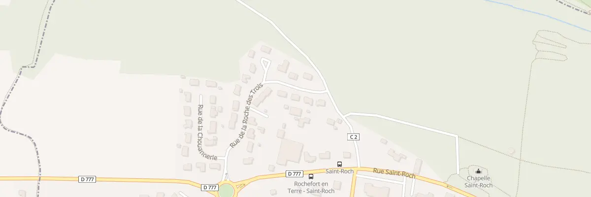 Plan du 26 Rue de la Roche des Trois à Rochefort-en-Terre