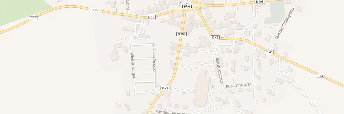 Plan du 22 Rue de Brocéliande à Éréac