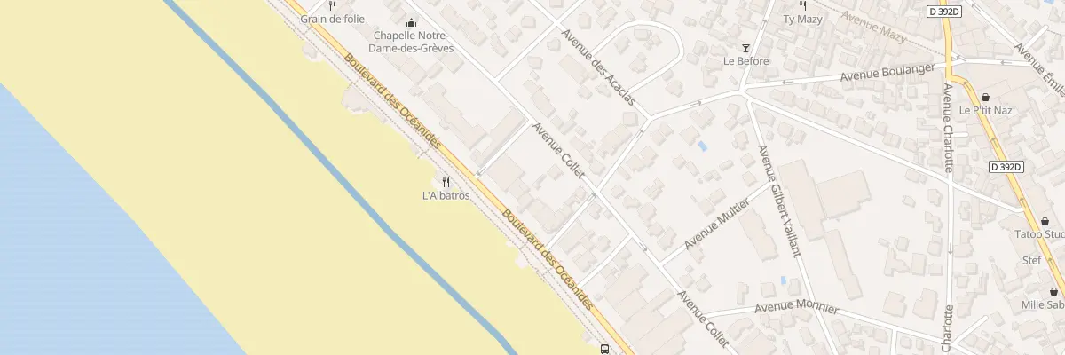 Plan du 120 Bd Oceanides à Pornichet