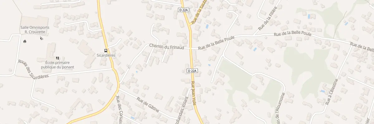 Plan du 74 Rue jean yole à L’Île-d’Yeu