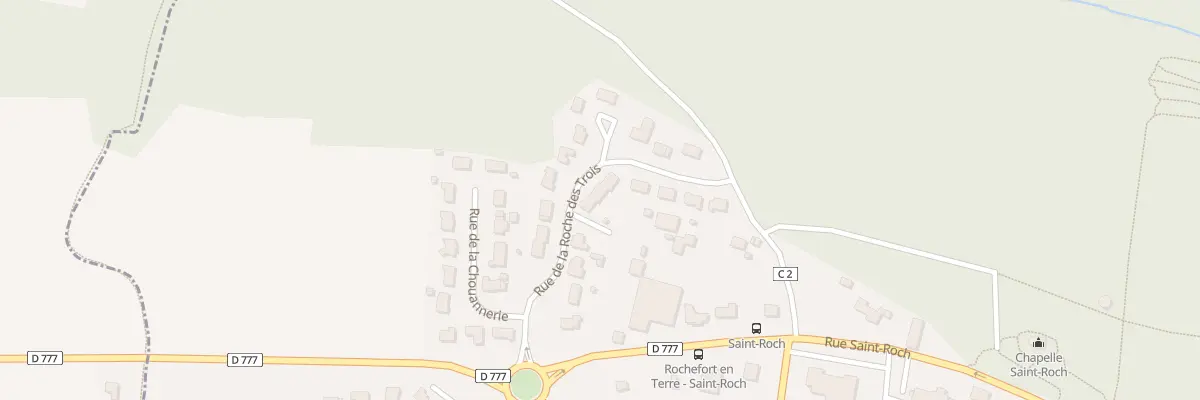 Plan du 16 Rue de la Roche des Trois à Rochefort-en-Terre