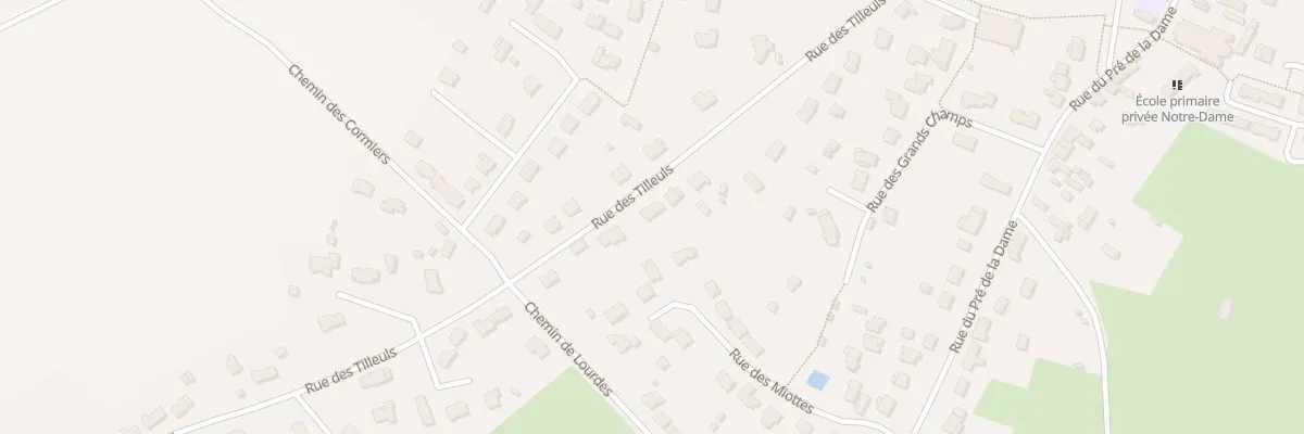 Plan du 23 Rue des Tilleuls à Férel