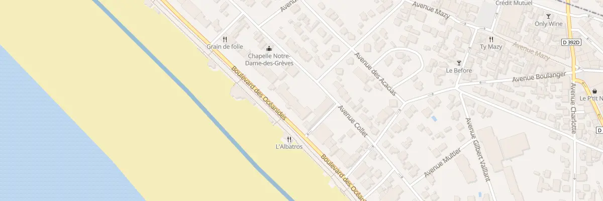 Plan du 130 Bd Oceanides à Pornichet