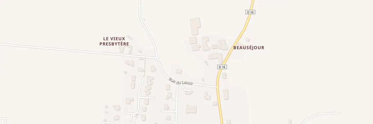 Plan du 2 Rue du Lavoir à Éréac
