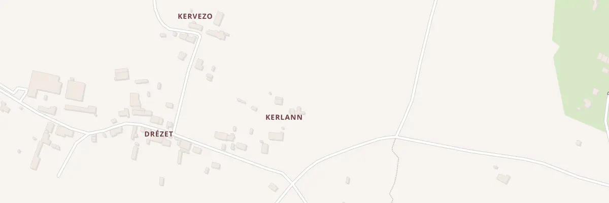Plan du 8 Kerlan à Férel