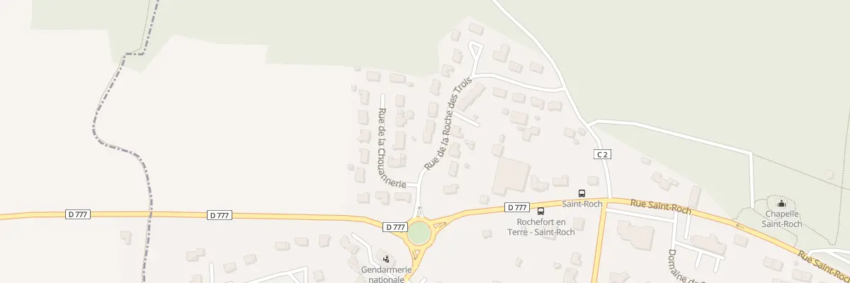 Plan du 1 Rue de la Roche des Trois à Rochefort-en-Terre
