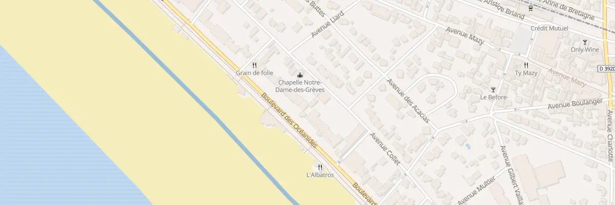 Plan du 134 Bd Oceanides à Pornichet