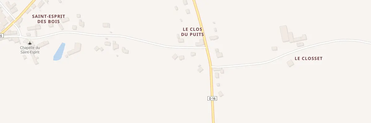 Plan du 16 Le Clos du Puits à Plédéliac