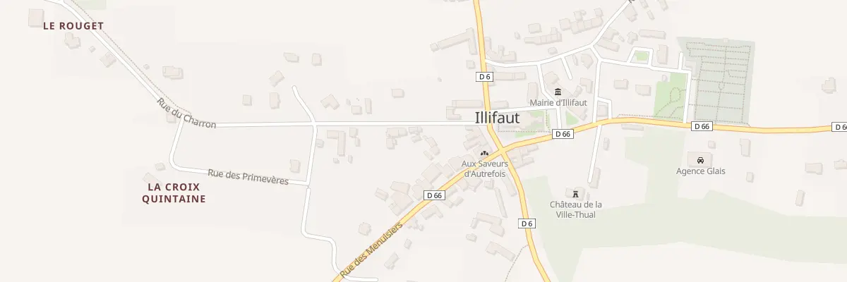 Plan du 6 Rue du Charron à Illifaut