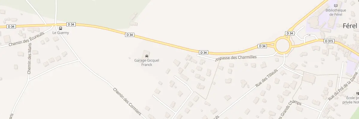 Plan du 13 Che du Clos du Couvrant à Férel