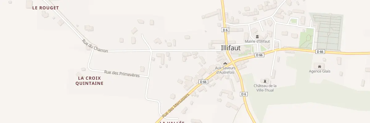 Plan du 10 Rue du Charron à Illifaut