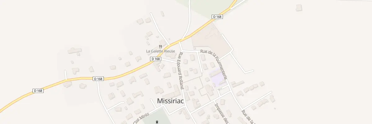 Plan du 2 Rue des Fourmenteries à Missiriac