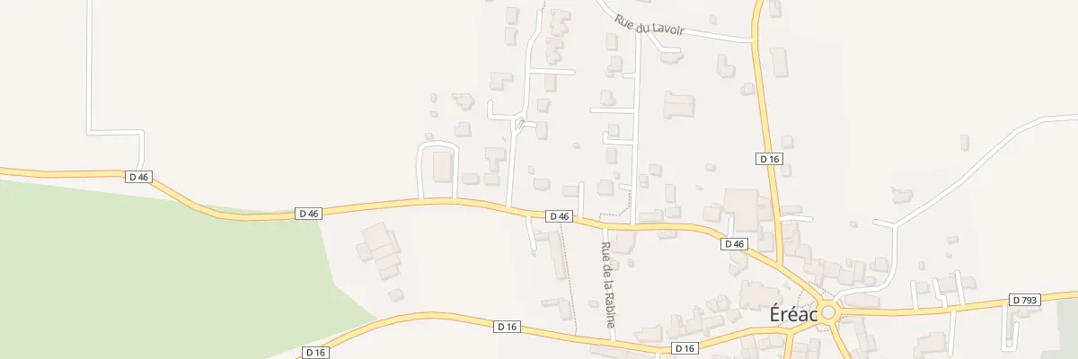 Plan du 22 Rue du Mené à Éréac