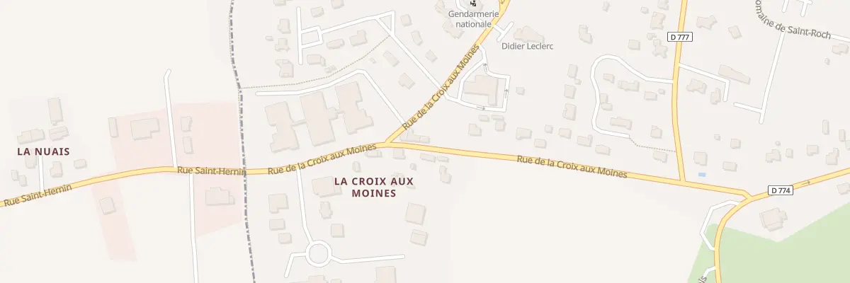 Plan du 10 Rue de la Croix aux Moines à Rochefort-en-Terre