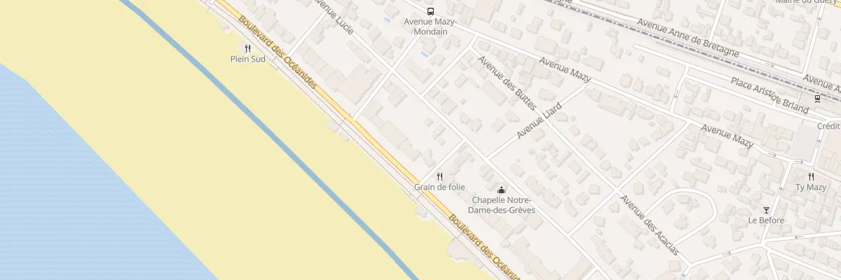Plan du 154 Bd Oceanides à Pornichet