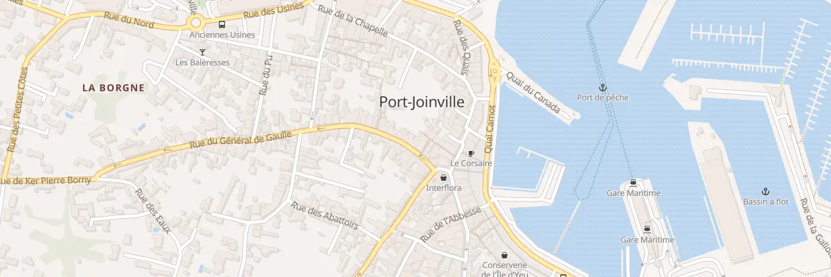 Plan du 10 Rue du général de gaulle à L’Île-d’Yeu