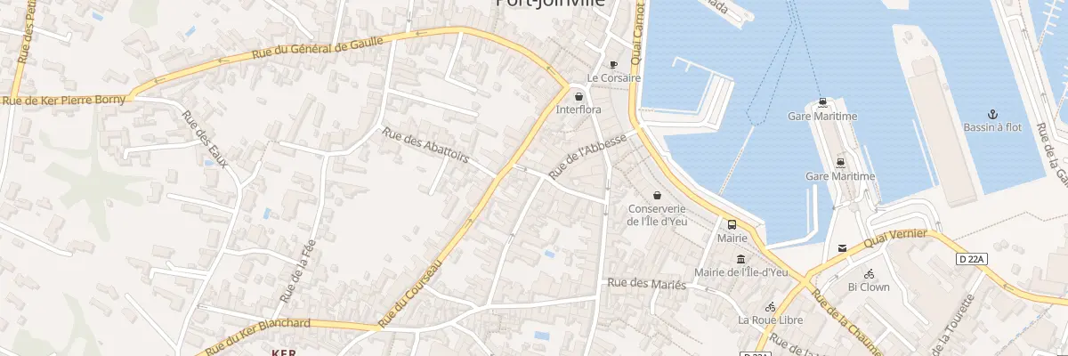 Plan du 1 Rue de la fourchette à L’Île-d’Yeu
